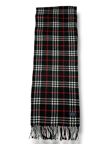 Burberry Schal – Schwarz – 100 % Lammwolle