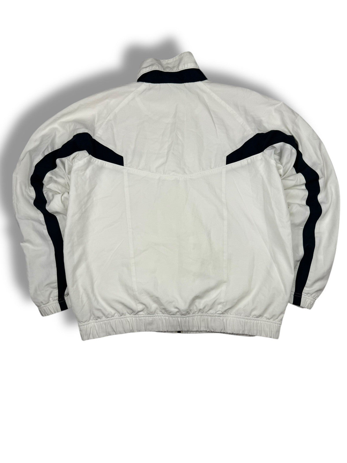 Nike – Track Jacket – Weiß/Schwarz – Größe L