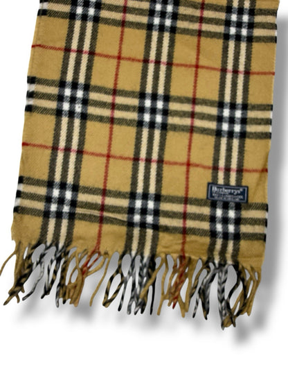 Burberry Schal – Beige – Classic Check – 100 % Lammwolle