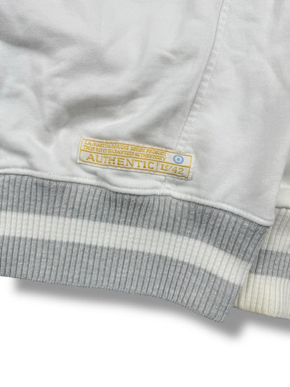 La Martina – Zip-Sweater – Weiß – Herren M 