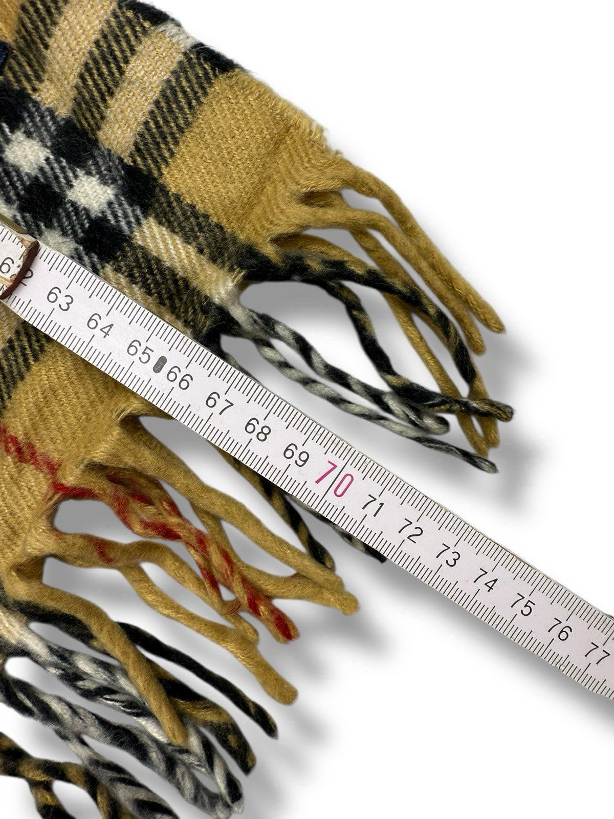 Burberry Schal – Beige – Classic Check – 100 % Lammwolle