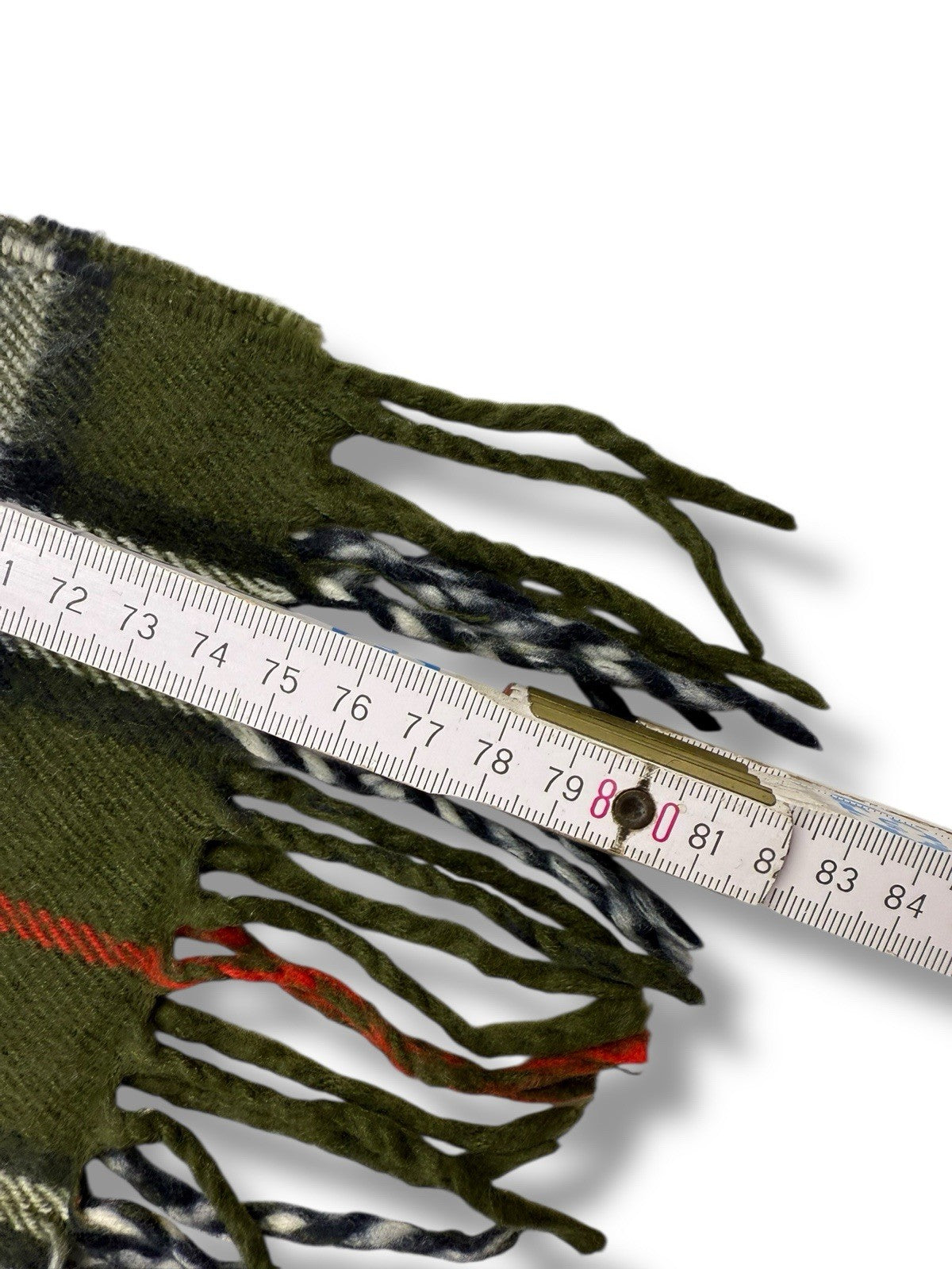 Burberry Schal – Grün – 100 % Lammwolle (Top erhalten)