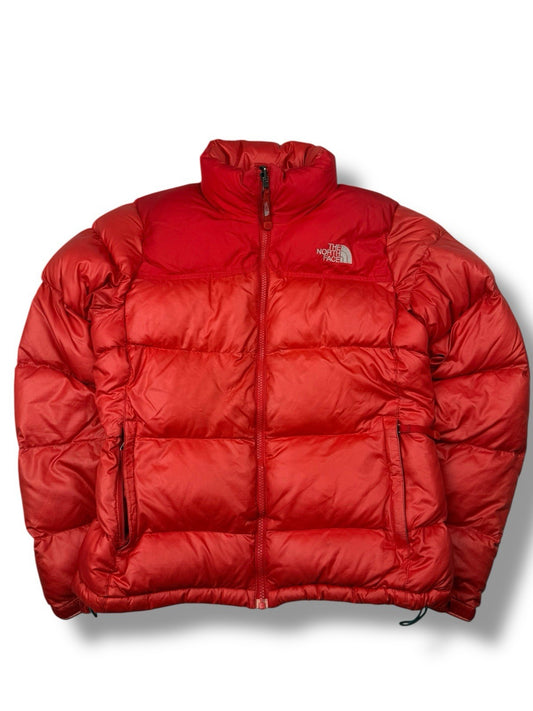 The North Face Puffer Jacket – Rot – Größe S (Label 85) – 700 Fill