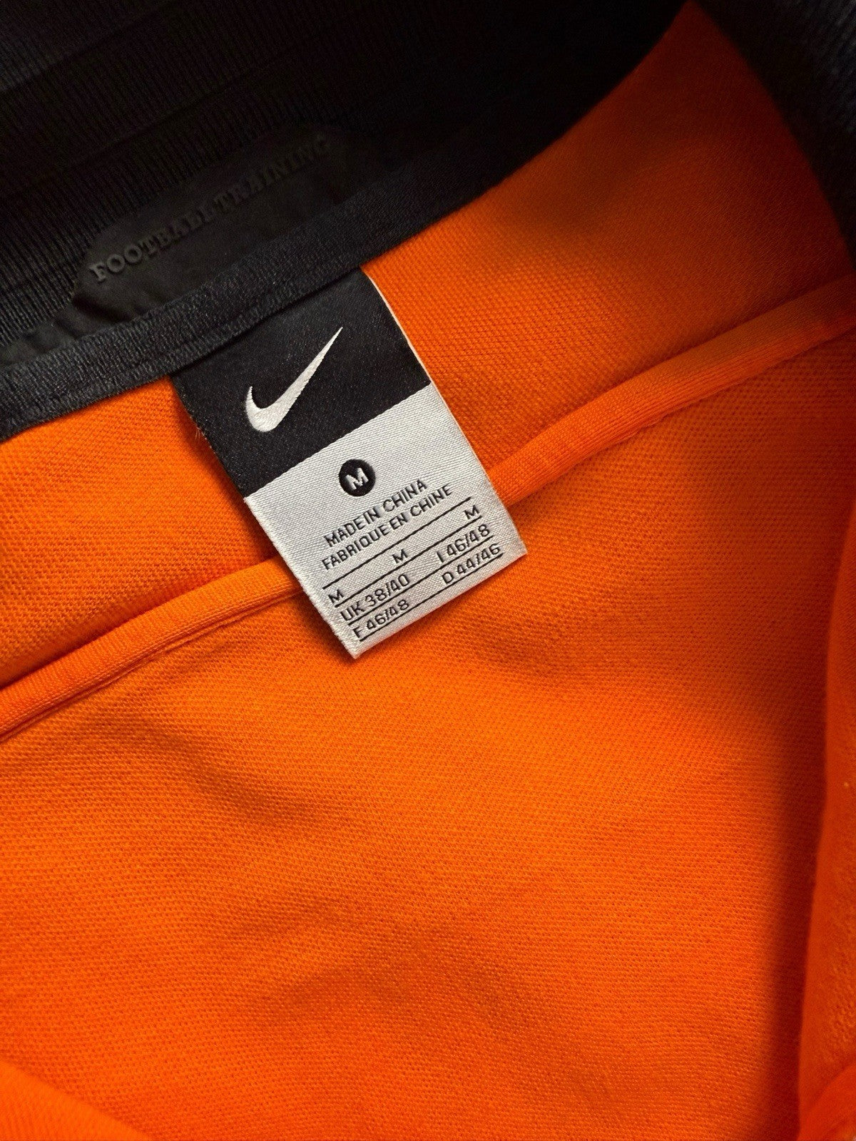 Nike Holland Track Jacket – Orange/Schwarz/Weiß – Größe M – Vintage