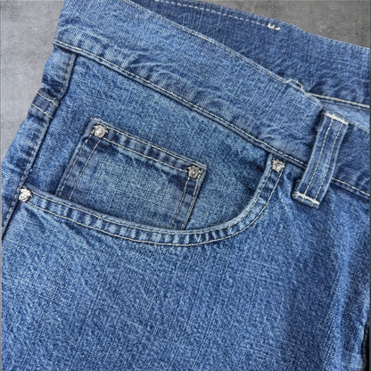 Versace Jeans Couture – Dunkelblau – Herren W34 – Made in Italy & High-Waist Fit