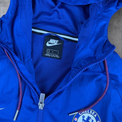 Nike Chelsea FC Windbreaker Jacke – Blau – Größe L – YKK Zipper