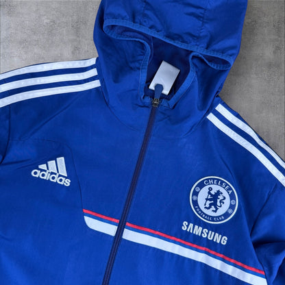 Adidas FC Chelsea Tracksuit 2013 – Blau – Größe M – Vintage – Gestickt – Kapuze