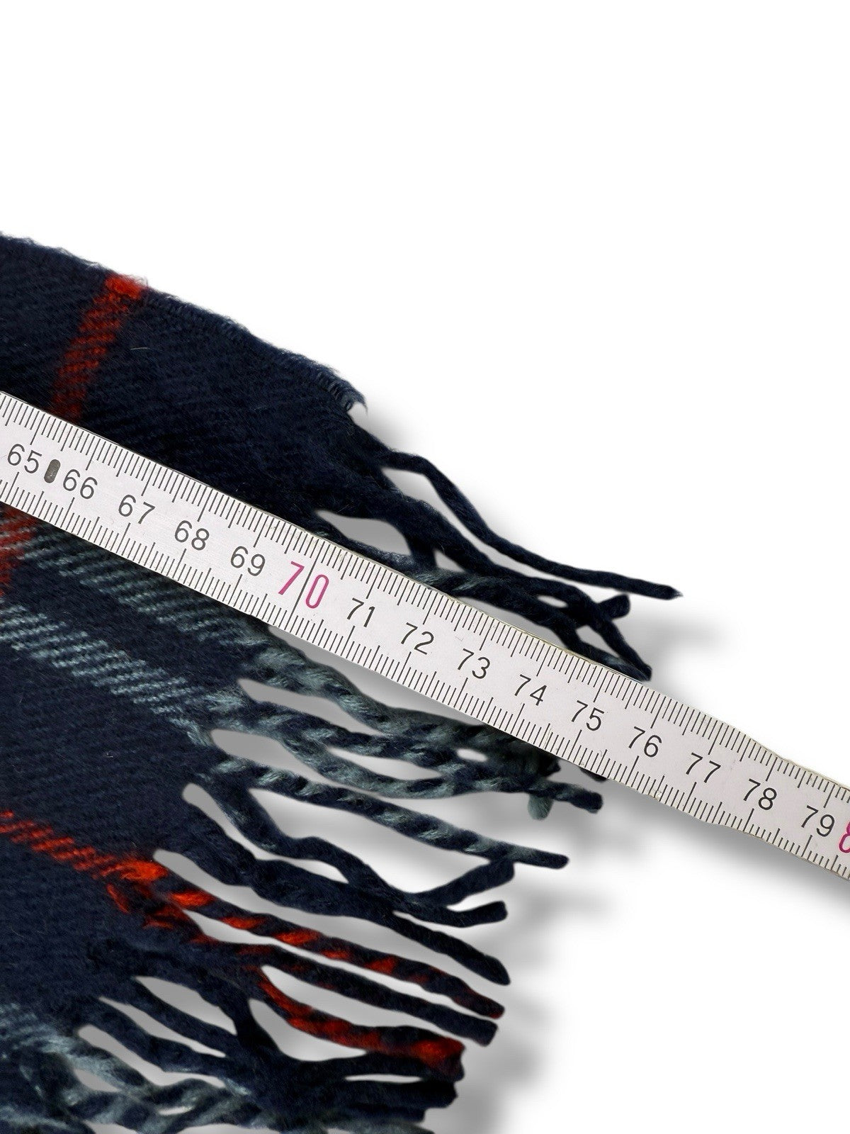 Burberry Schal – Dunkelblau/Marine – 100 % Lammwolle