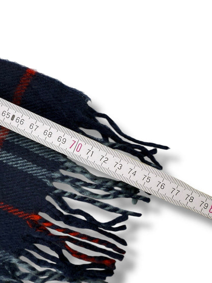 Burberry Schal – Dunkelblau/Marine – 100 % Lammwolle