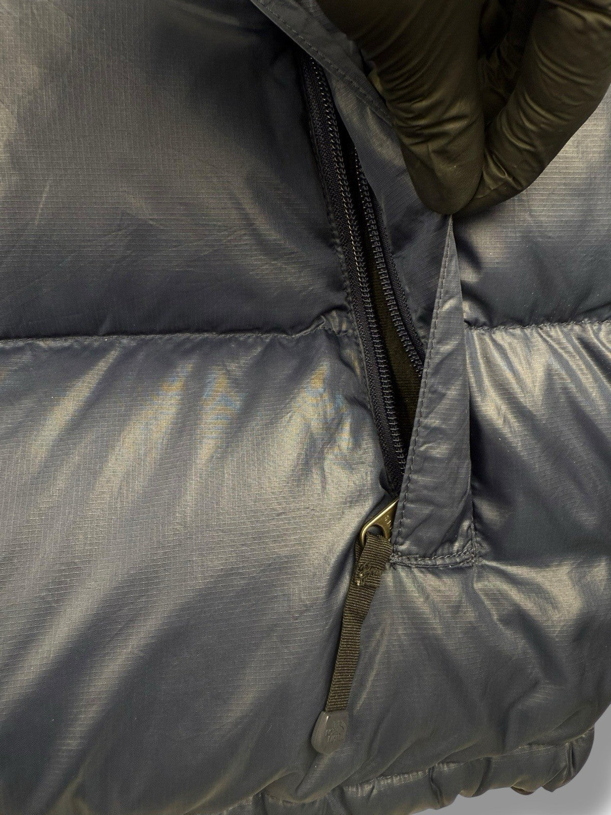 The North Face Puffer Jacket – Marineblau/Schwarz – Herren M 700 Full