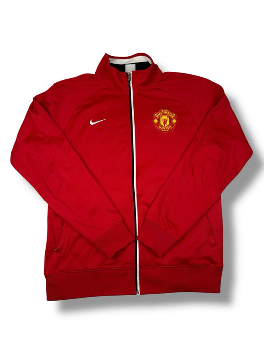 Nike – Manchester United – Track Jacket – Rot – Größe L