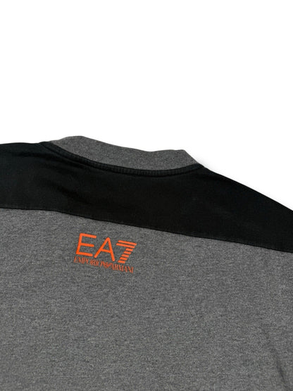 Emporio Armani Sweater – Grau / Orange – Größe M