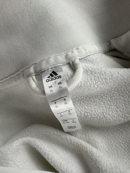 Real Madrid Full-Zip Jacke – Weiß/Blau – Herren XL