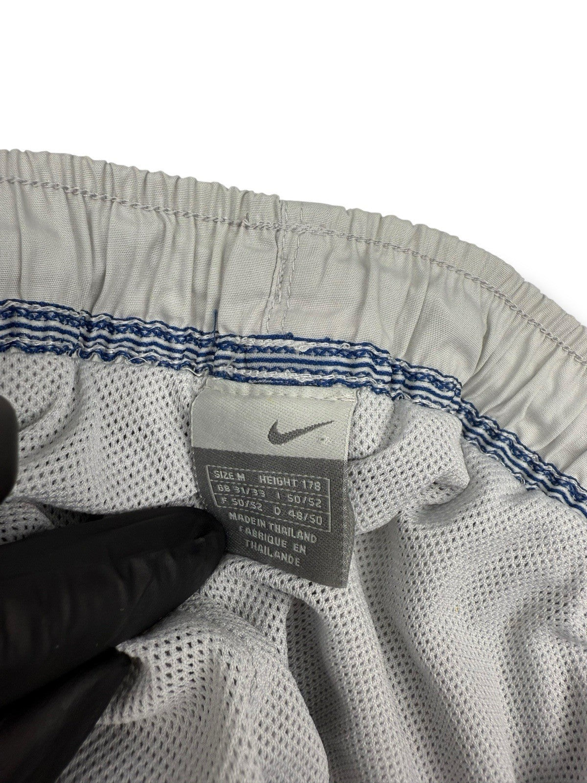 Nike Air Max – Track Pants – Grau/Blau – Größe M