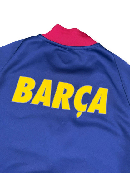 Nike FC Barcelona Track Jacket – Marineblau mit Roten Streifen – Herren L