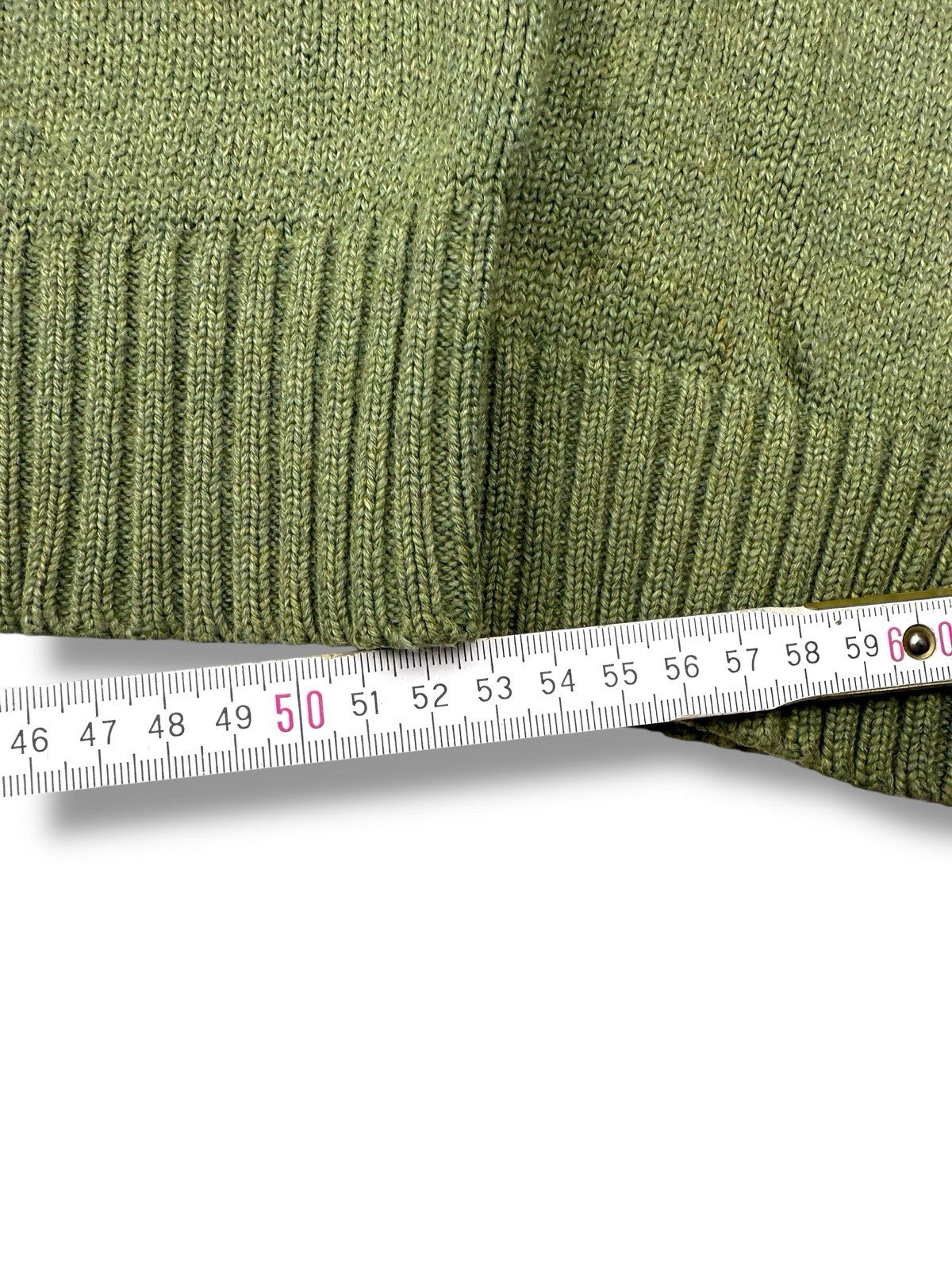 Ralph Lauren Sweater – Grün – Größe XL – Heavyweight Cotton Quarter ZIP Pullover