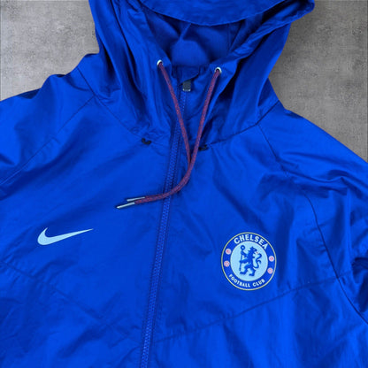 Nike Chelsea FC Windbreaker Jacke – Blau – Größe L – YKK Zipper