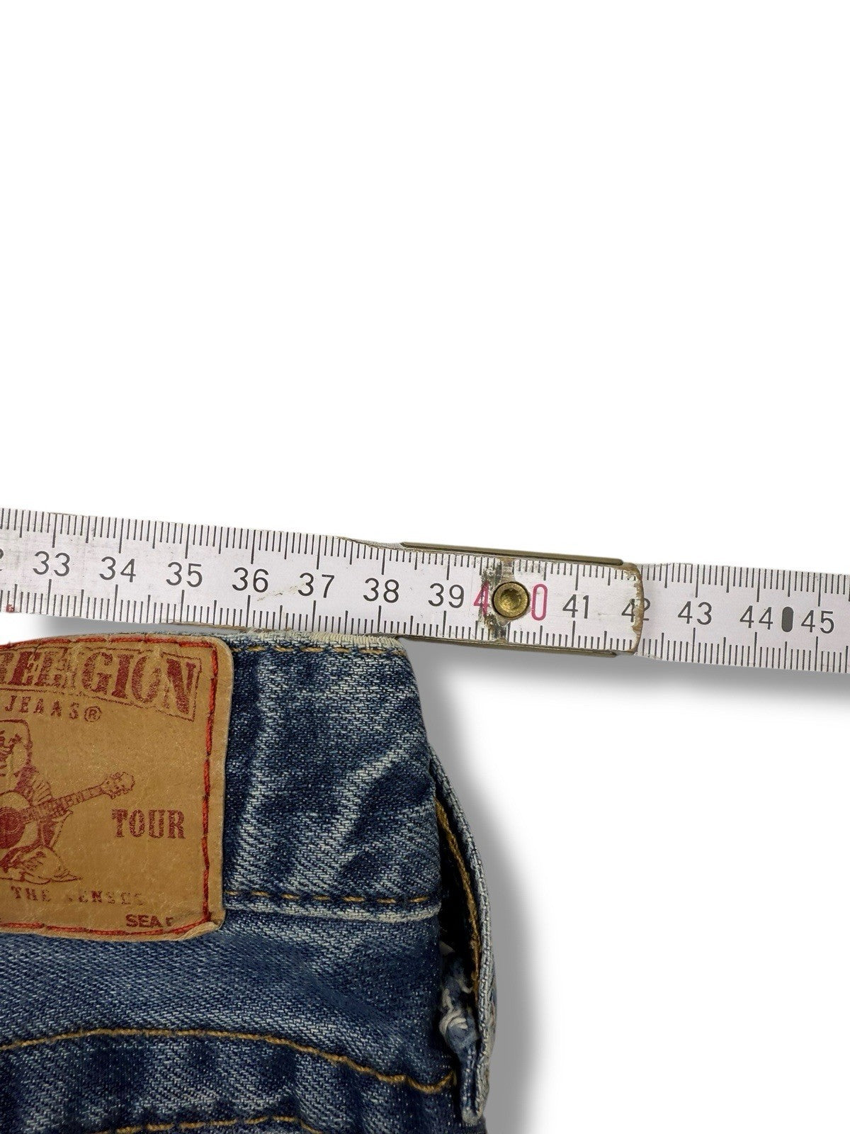 True Religion Jeans – Baggy / Flared – Blau – Größe 25