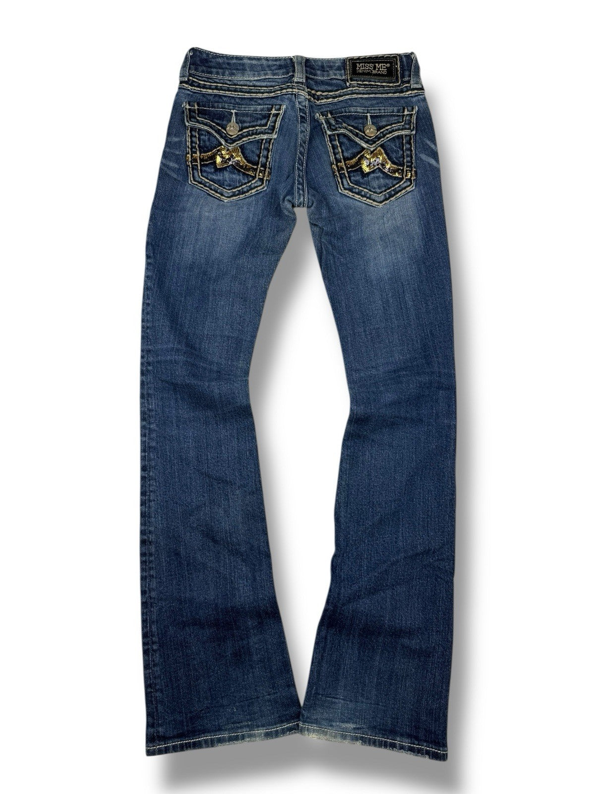 Miss Me Denim Brand Jeans – Blau – W26 / EU 36 – Flared Bootcut