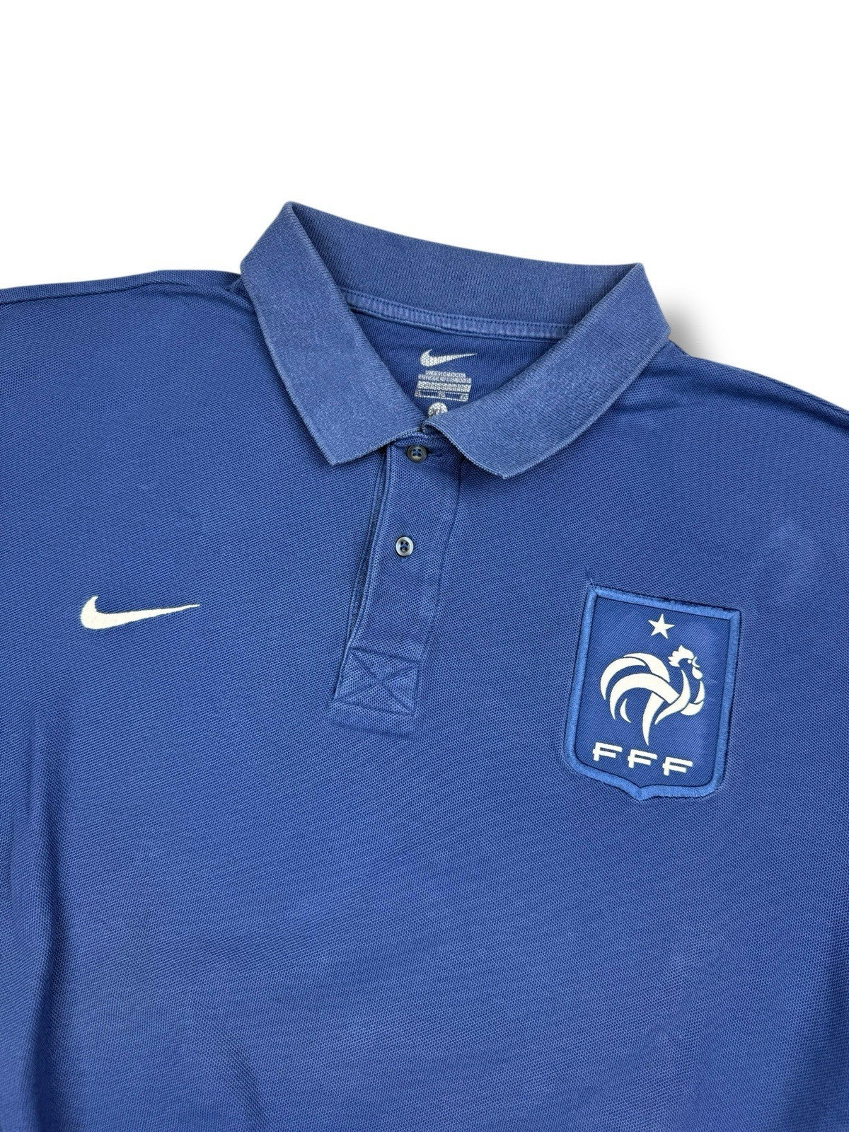 Nike Frankreich Polo Shirt – Blau – Größe XL