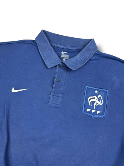 Nike Frankreich Polo Shirt – Blau – Größe XL