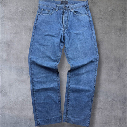 Versace Jeans Couture – Dunkelblau – Herren W34 – Made in Italy & High-Waist Fit