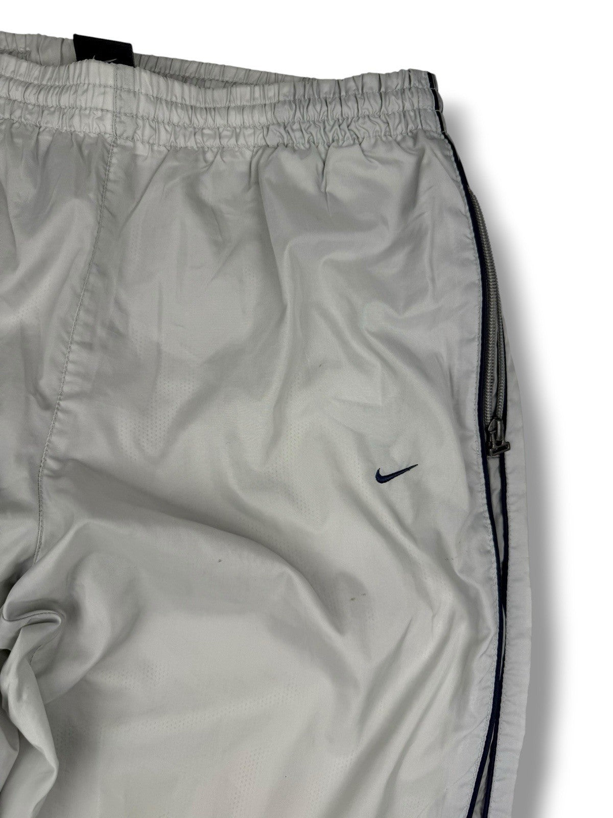 Nike Track Pants – Grau – Größe S – Vintage Open Leg