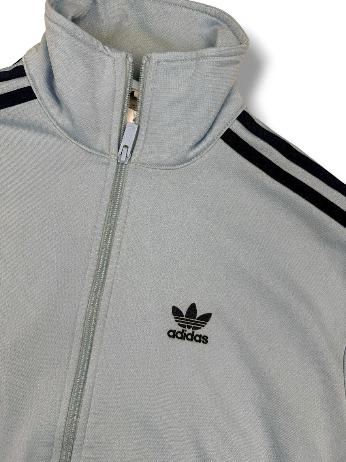 Adidas Firebird Jacket – Babyblau/Schwarz – Größe M