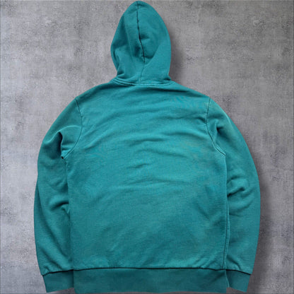 Lacoste Zip-Hoodie – Grün – Herren S (FR 3) – Gesticktes Logo – Vintage Flair