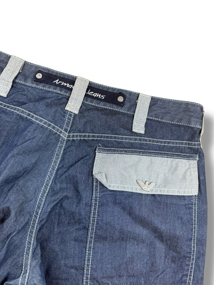 Armani Jeans – Blau mit besonderen Details – Größe W31