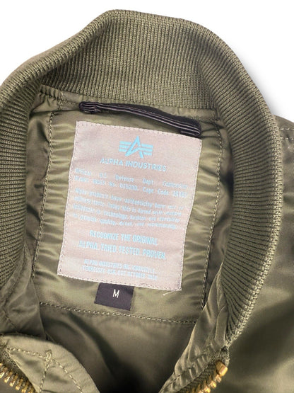 Alpha Industries Bomber Jacket – Grün – Damen M – Neu