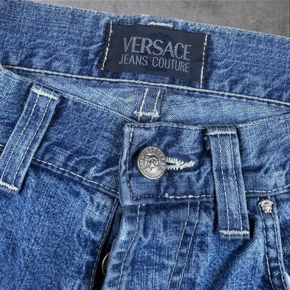 Versace Jeans Couture – Dunkelblau – Herren W34 – Made in Italy & High-Waist Fit