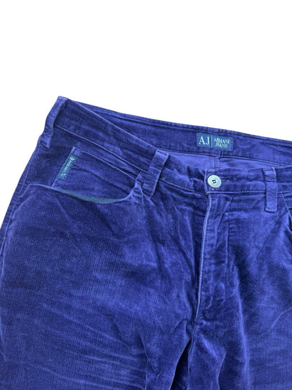 Vintage Armani Jeans – Lila – Größe 35 – Straight Fit