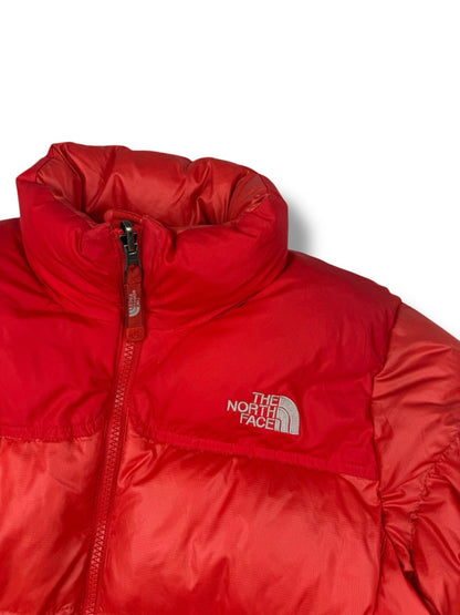 The North Face Puffer Jacket – Rot – Größe S (Label 85) – 700 Fill