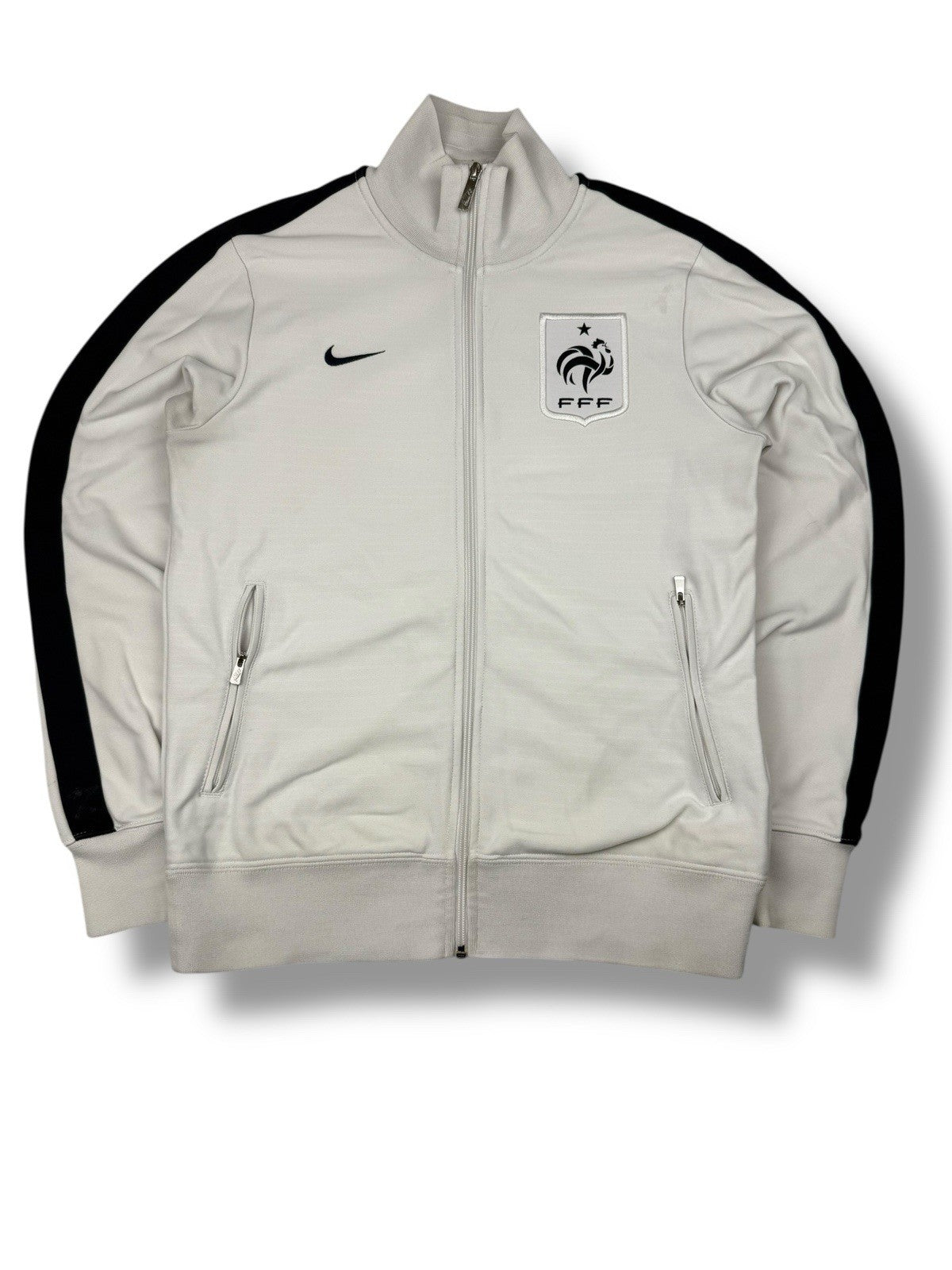 Nike Frankreich Track Jacket – Weiß – Größe M