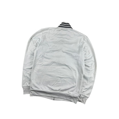 Juventus Turin Adidas Vintage Jacke – S – Weiß/Schwarz – Seltenes Sammlerstück