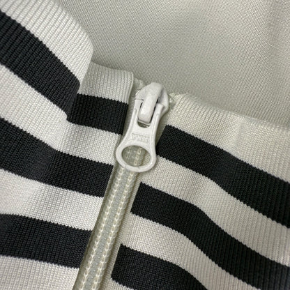 Juventus Turin Adidas Vintage Jacke – S – Weiß/Schwarz – Seltenes Sammlerstück