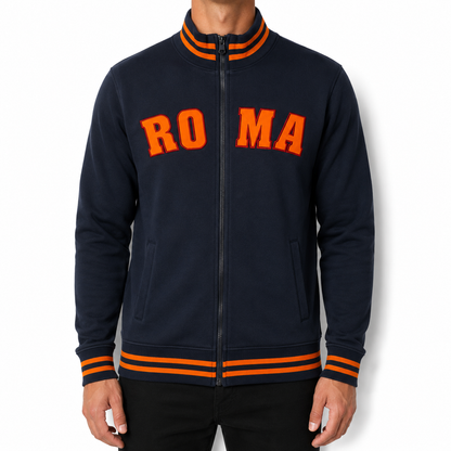 AS Roma Sweater – Schwarz / Orange – Größe S
